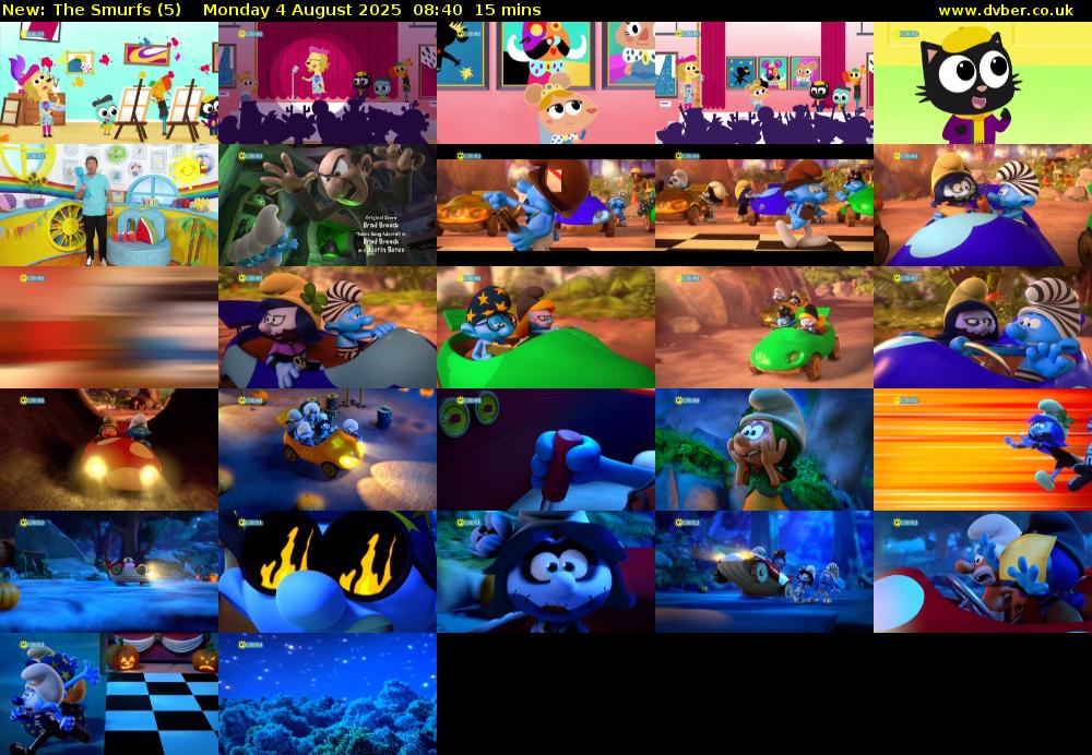 The Smurfs (5) Monday 4 August 2025 08:40 - 08:55