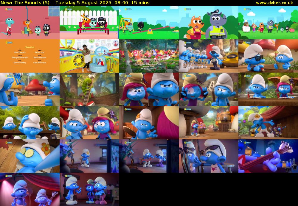 The Smurfs (5) Tuesday 5 August 2025 08:40 - 08:55