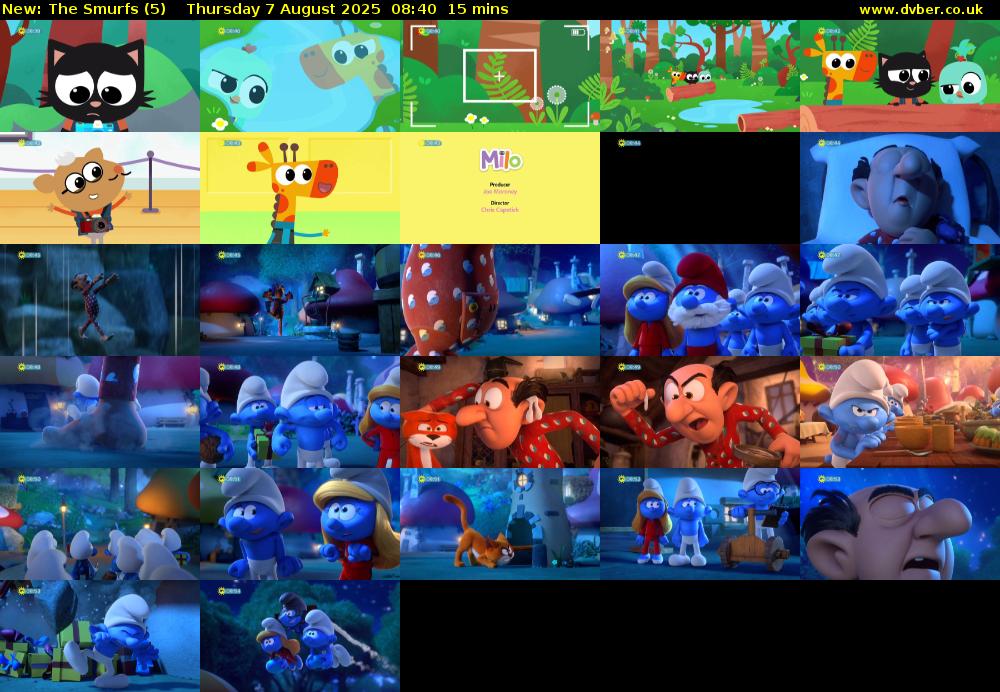 The Smurfs (5) Thursday 7 August 2025 08:40 - 08:55