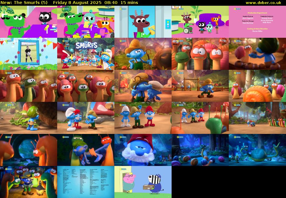 The Smurfs (5) Friday 8 August 2025 08:40 - 08:55