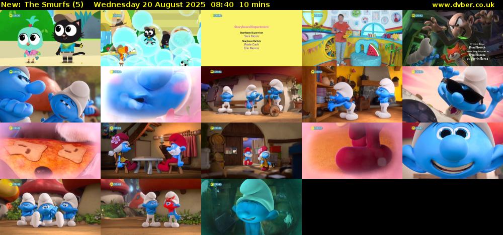 The Smurfs (5) Wednesday 20 August 2025 08:40 - 08:50