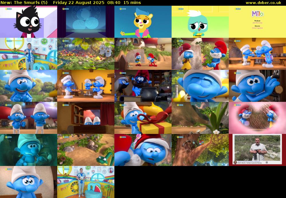 The Smurfs (5) Friday 22 August 2025 08:40 - 08:55
