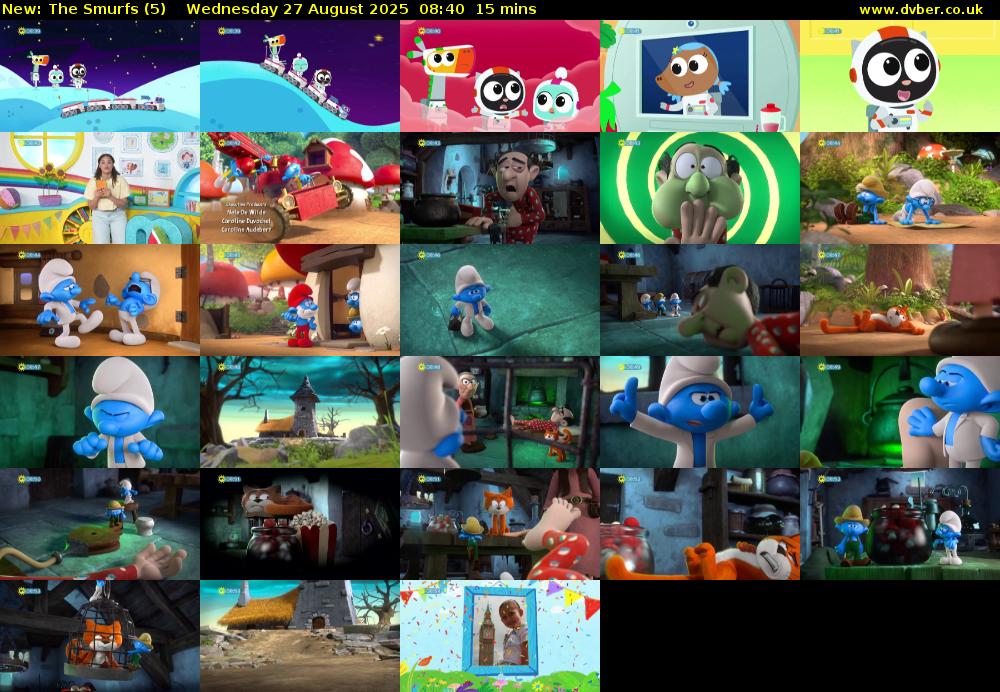 The Smurfs (5) Wednesday 27 August 2025 08:40 - 08:55