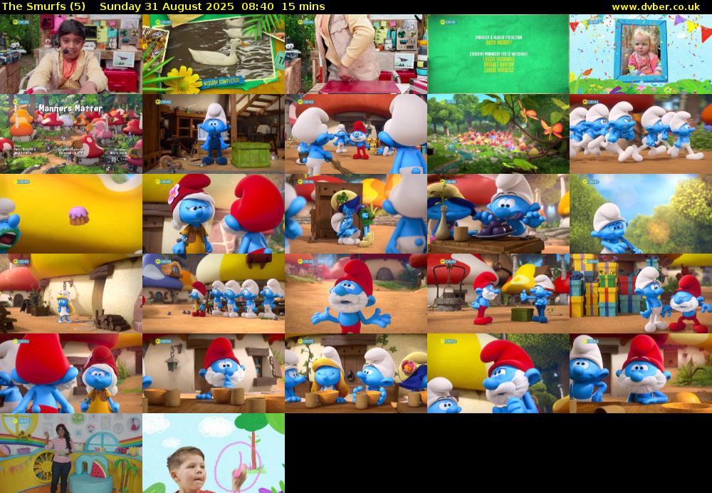 The Smurfs (5) Sunday 31 August 2025 08:40 - 08:55