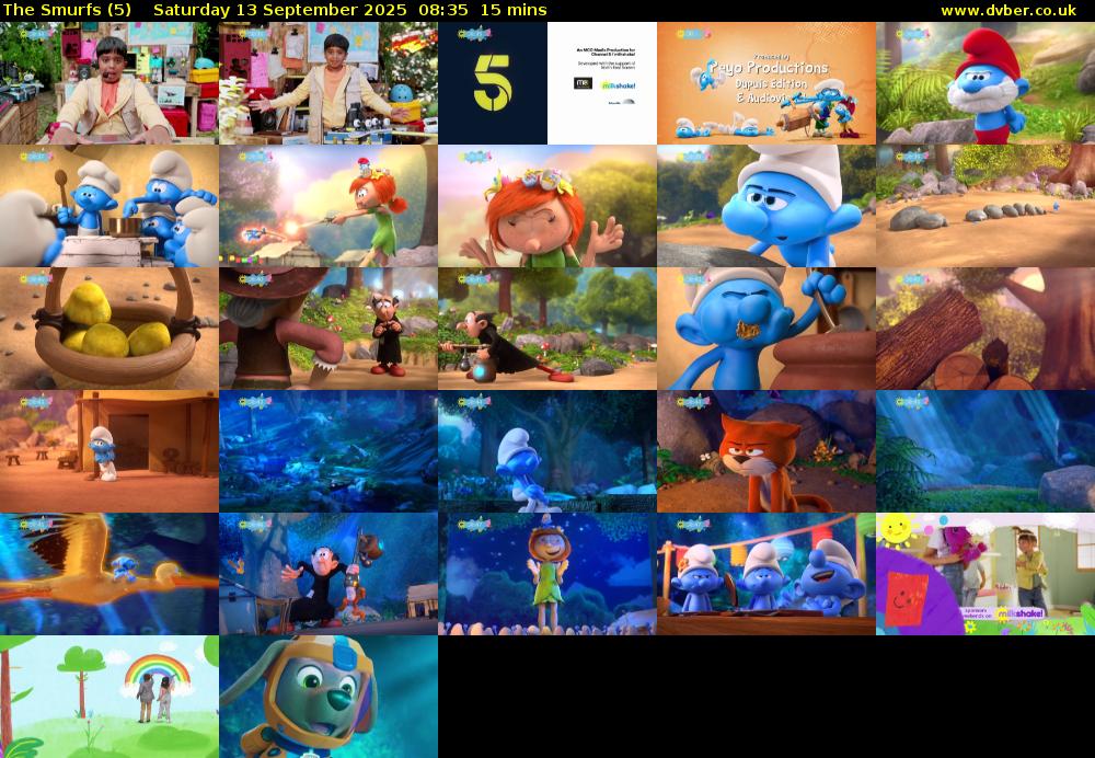 The Smurfs (5) Saturday 13 September 2025 08:35 - 08:50