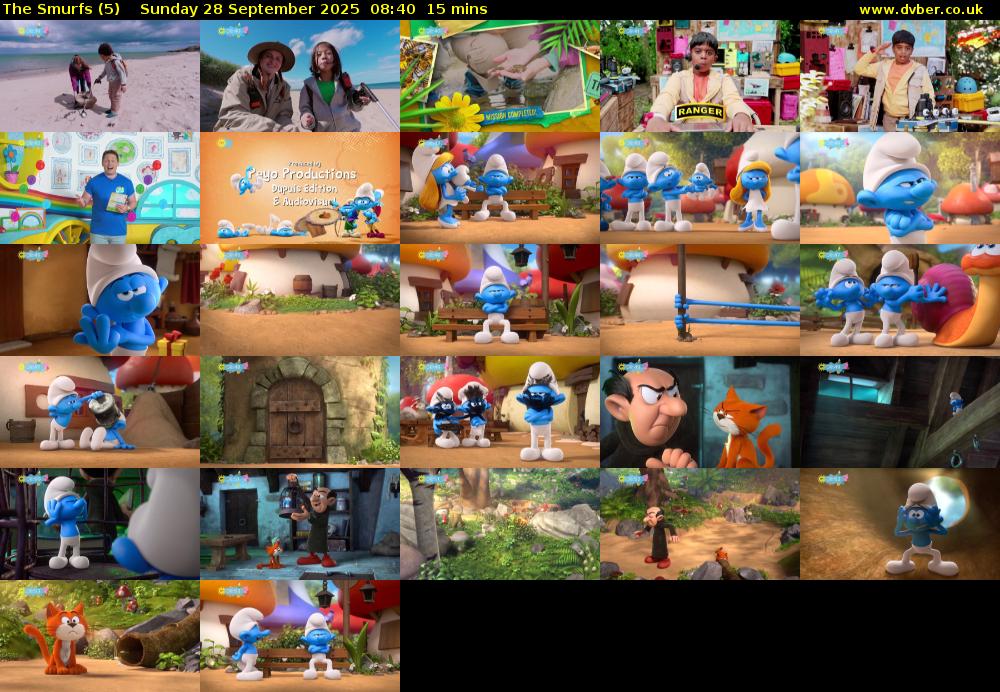 The Smurfs (5) Sunday 28 September 2025 08:40 - 08:55