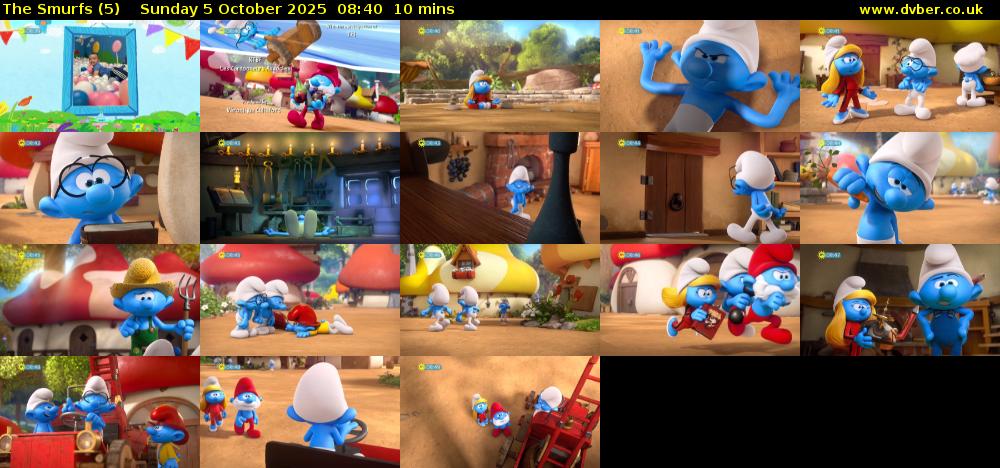 The Smurfs (5) Sunday 5 October 2025 08:40 - 08:50