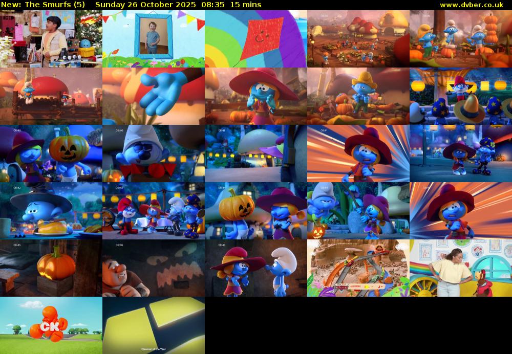 The Smurfs (5) Sunday 26 October 2025 08:35 - 08:50