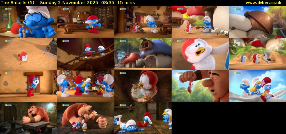 The Smurfs (5) Sunday 2 November 2025 08:35 - 08:50