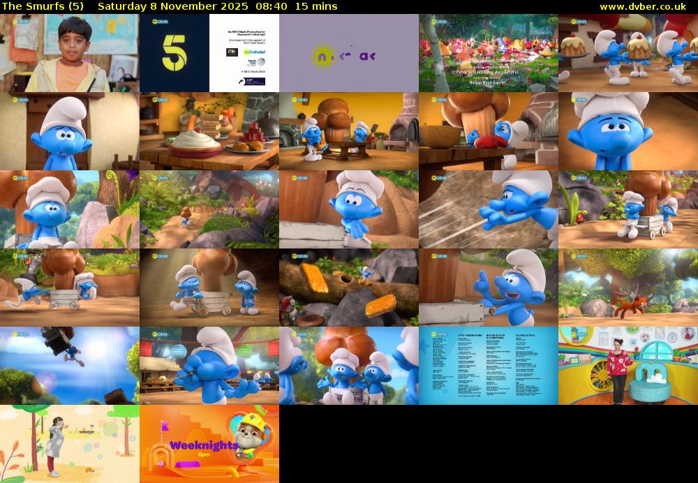 The Smurfs (5) Saturday 8 November 2025 08:40 - 08:55