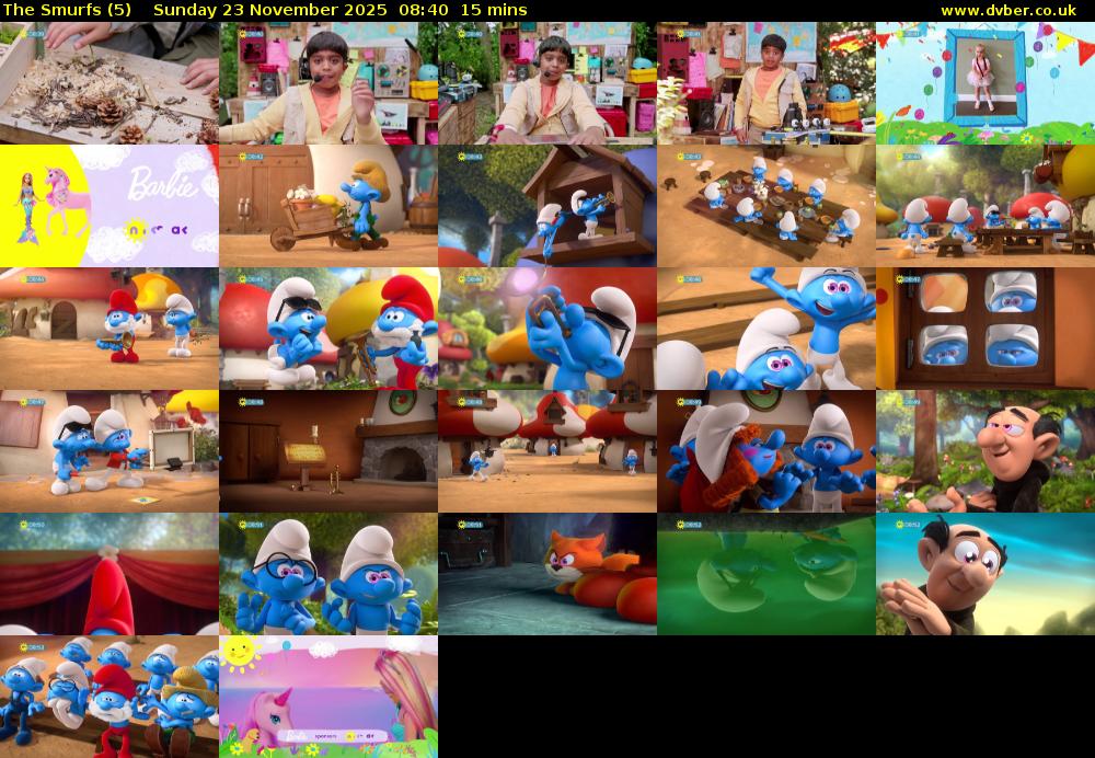 The Smurfs (5) Sunday 23 November 2025 08:40 - 08:55
