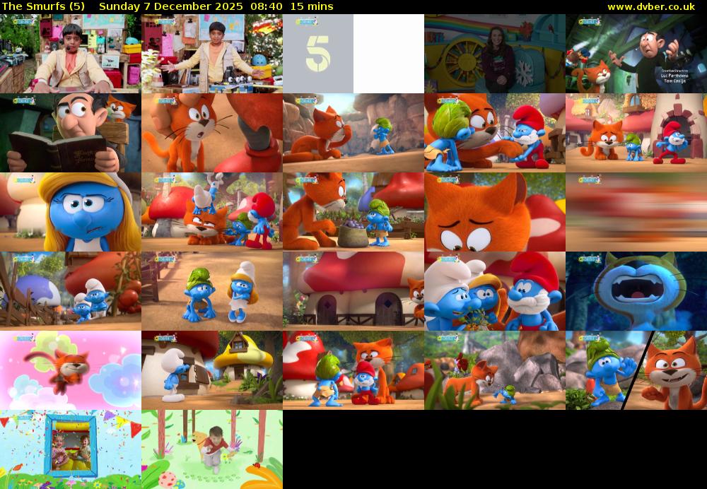 The Smurfs (5) Sunday 7 December 2025 08:40 - 08:55