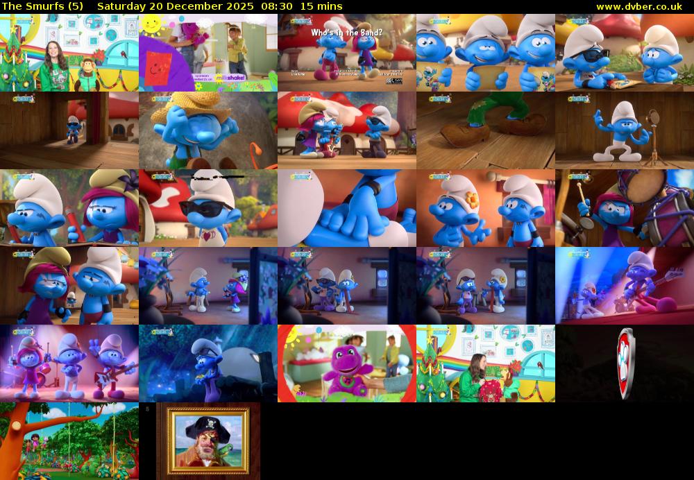 The Smurfs (5) Saturday 20 December 2025 08:30 - 08:45