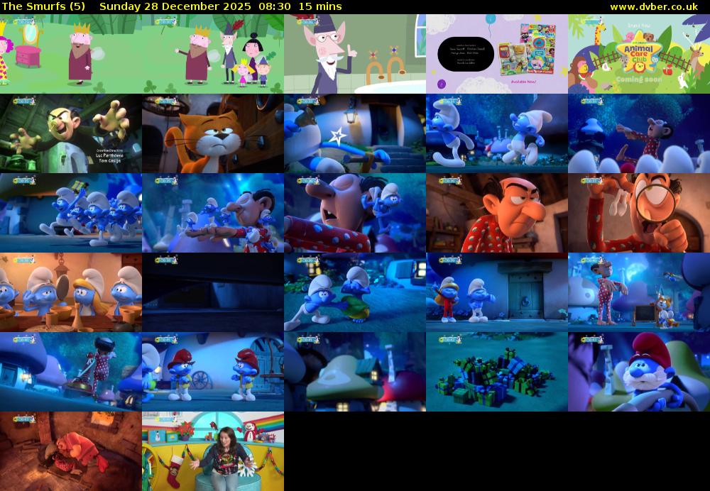 The Smurfs (5) Sunday 28 December 2025 08:30 - 08:45