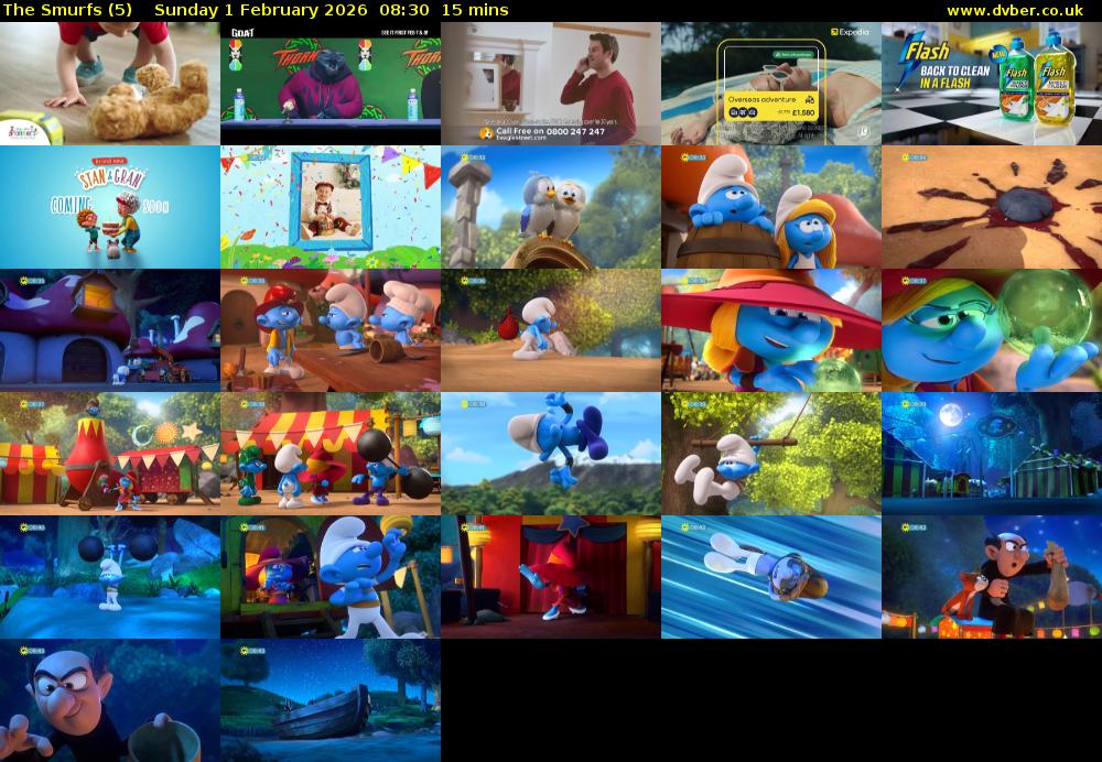The Smurfs (5) Sunday 1 February 2026 08:30 - 08:45