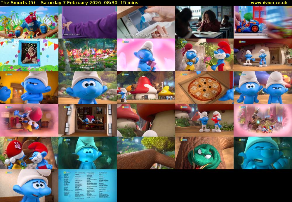 The Smurfs (5) Saturday 7 February 2026 08:30 - 08:45