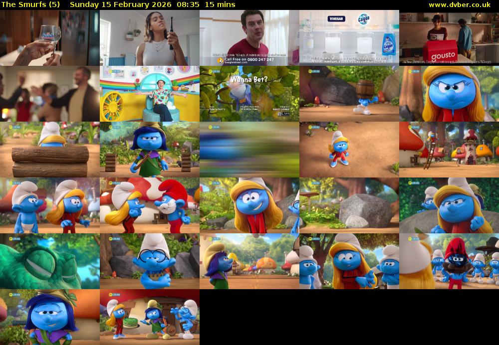 The Smurfs (5) Sunday 15 February 2026 08:35 - 08:50