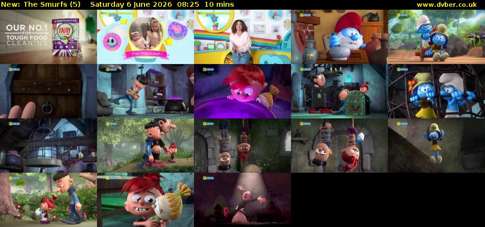 The Smurfs (5) Saturday 6 June 2026 08:25 - 08:35