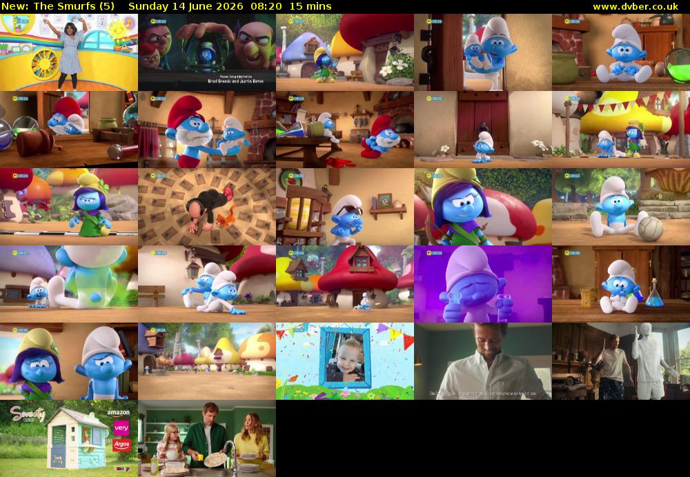 The Smurfs (5) Sunday 14 June 2026 08:20 - 08:35