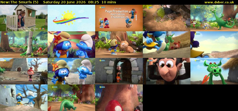The Smurfs (5) Saturday 20 June 2026 08:25 - 08:35