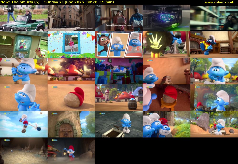 The Smurfs (5) Sunday 21 June 2026 08:20 - 08:35