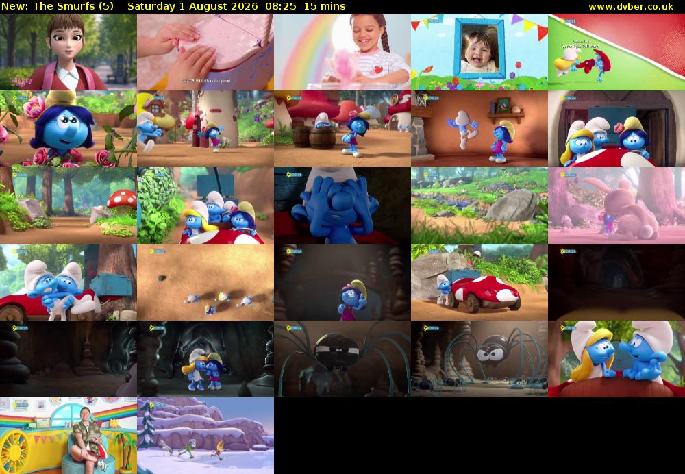The Smurfs (5) Saturday 1 August 2026 08:25 - 08:40