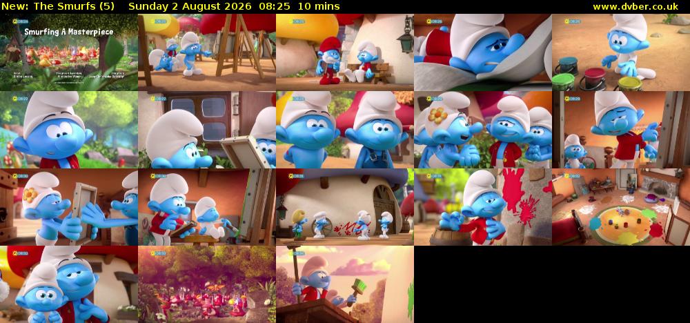 The Smurfs (5) Sunday 2 August 2026 08:25 - 08:35