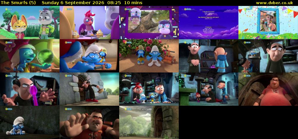 The Smurfs (5) Sunday 6 September 2026 08:25 - 08:35