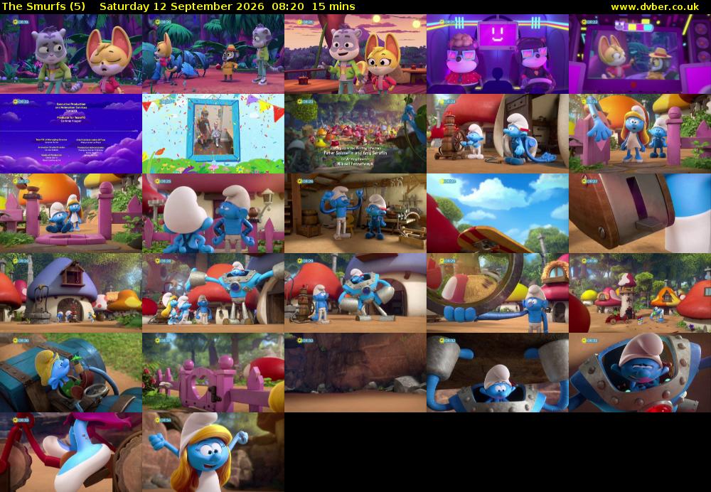 The Smurfs (5) Saturday 12 September 2026 08:20 - 08:35