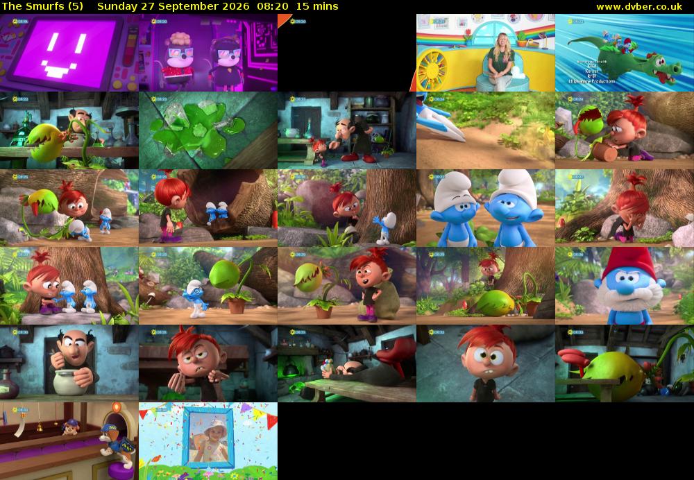 The Smurfs (5) Sunday 27 September 2026 08:20 - 08:35