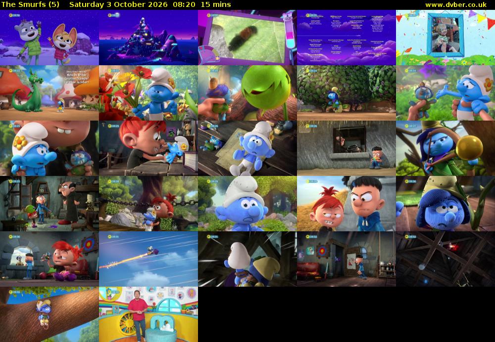 The Smurfs (5) Saturday 3 October 2026 08:20 - 08:35