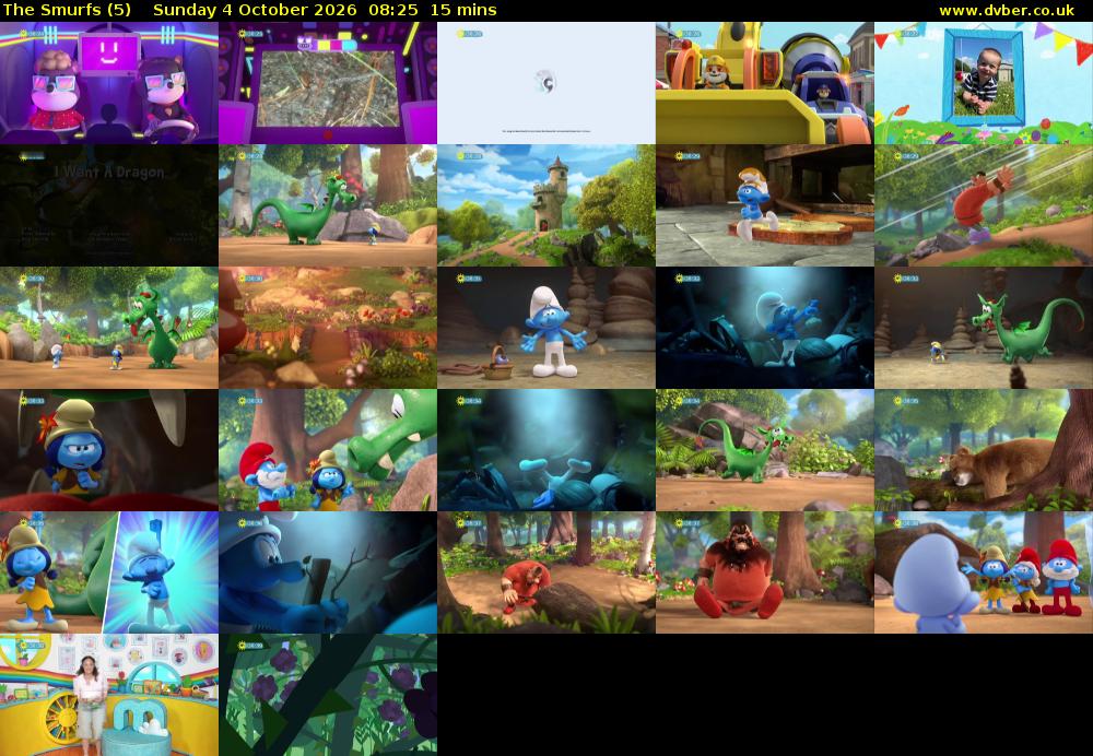 The Smurfs (5) Sunday 4 October 2026 08:25 - 08:40