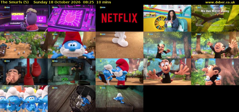 The Smurfs (5) Sunday 18 October 2026 08:25 - 08:35