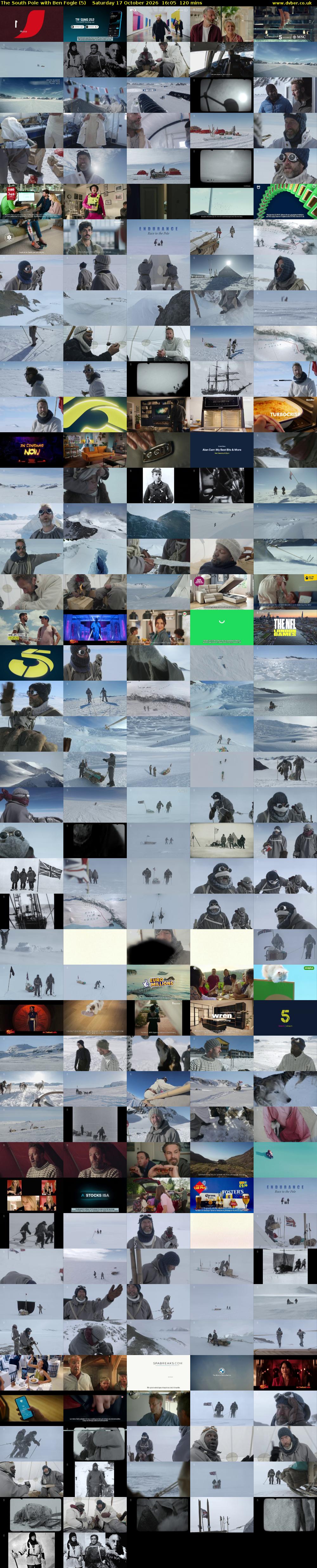 The South Pole with Ben Fogle (5) Saturday 17 October 2026 16:05 - 18:05