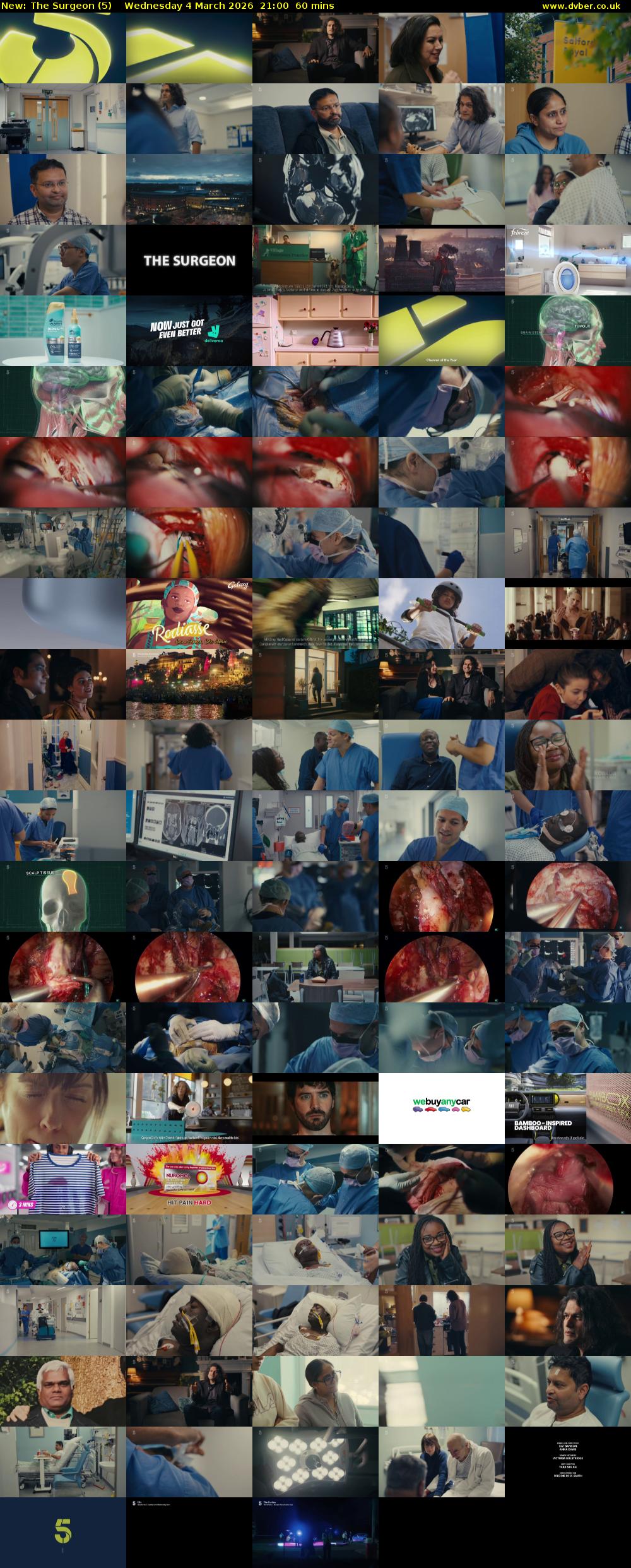 The Surgeon (5) Wednesday 4 March 2026 21:00 - 22:00