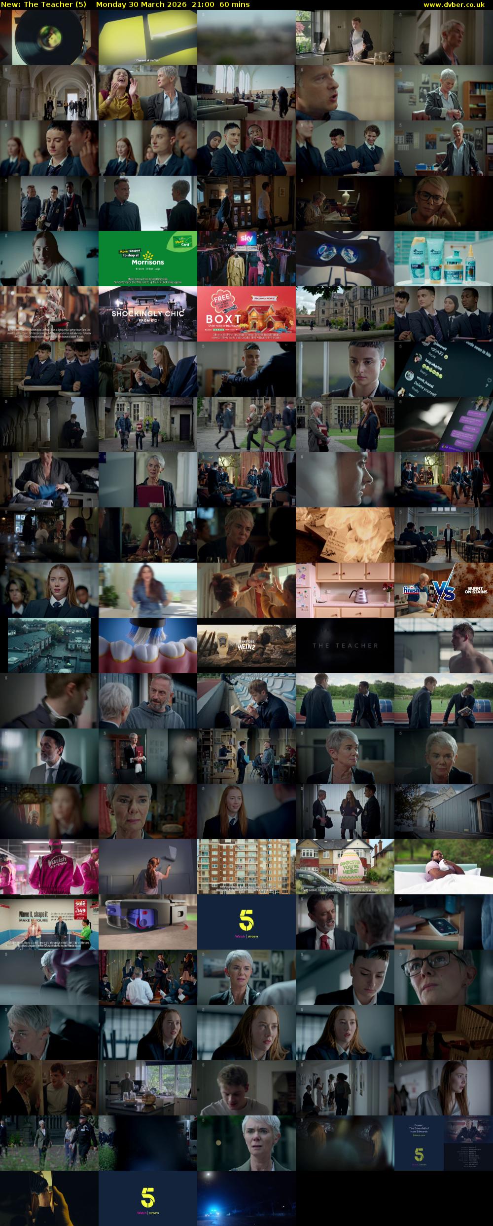 The Teacher (5) Monday 30 March 2026 21:00 - 22:00