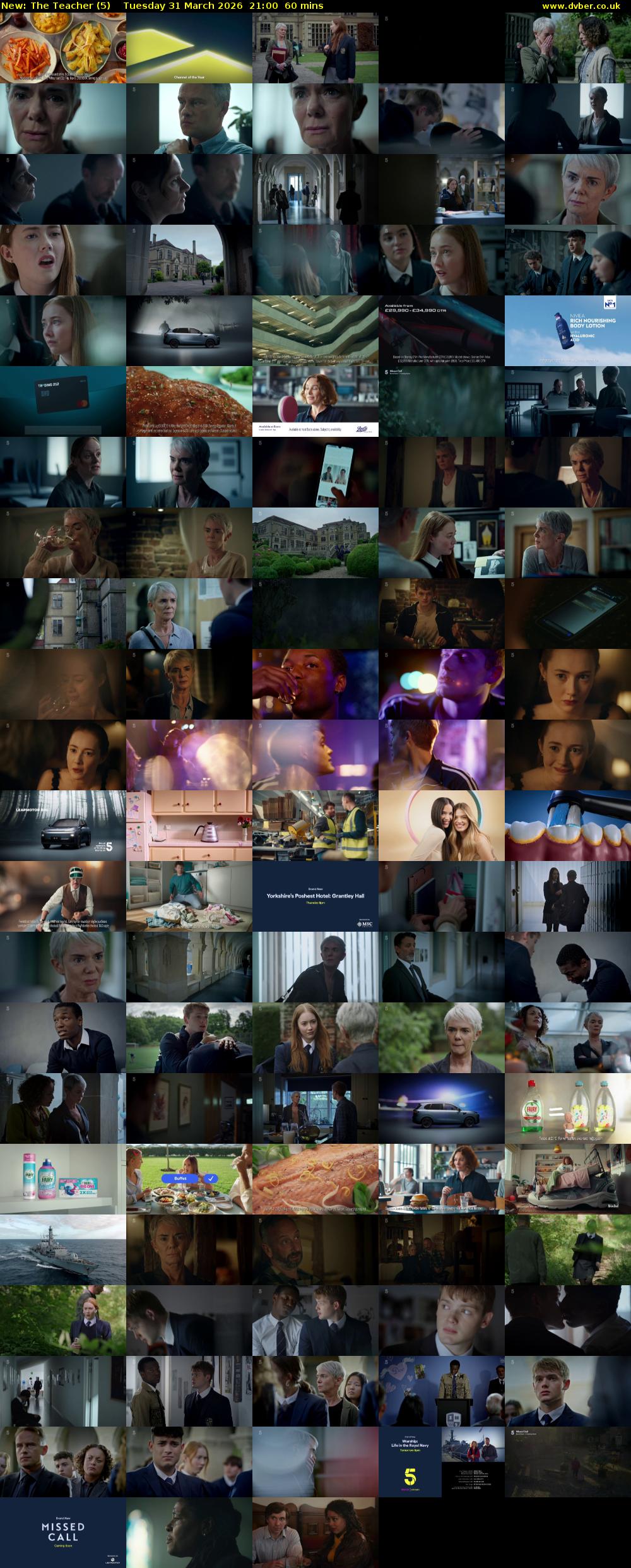 The Teacher (5) Tuesday 31 March 2026 21:00 - 22:00