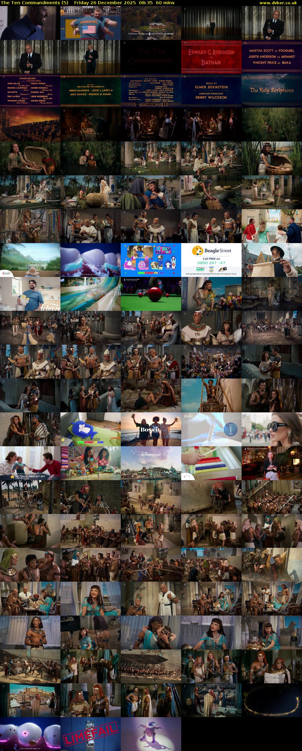 The Ten Commandments (5) Friday 26 December 2025 08:35 - 09:35