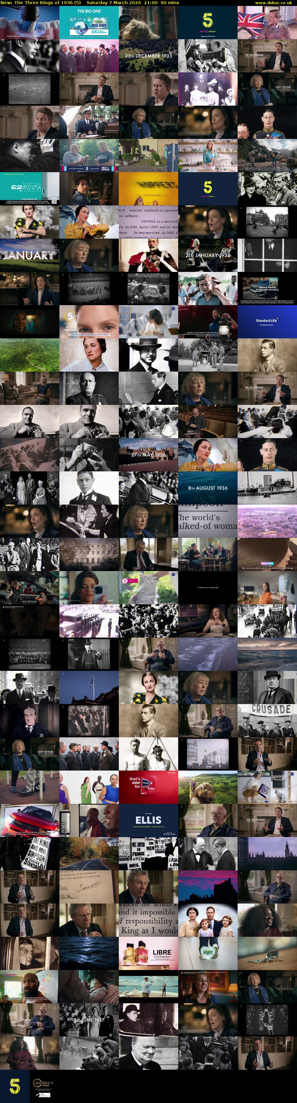 The Three Kings of 1936 (5) Saturday 7 March 2026 21:00 - 22:30