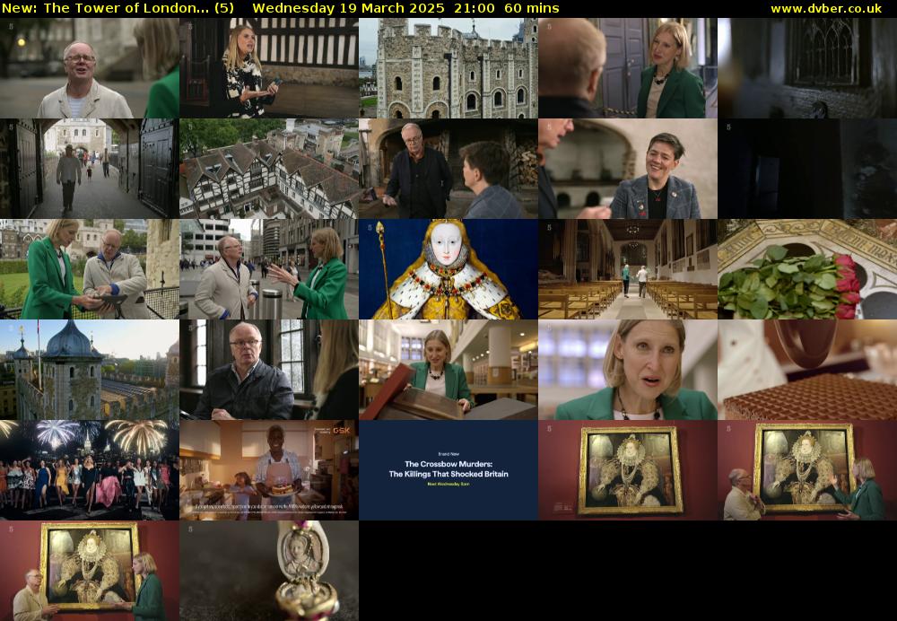 The Tower of London... (5) Wednesday 19 March 2025 21:00 - 22:00