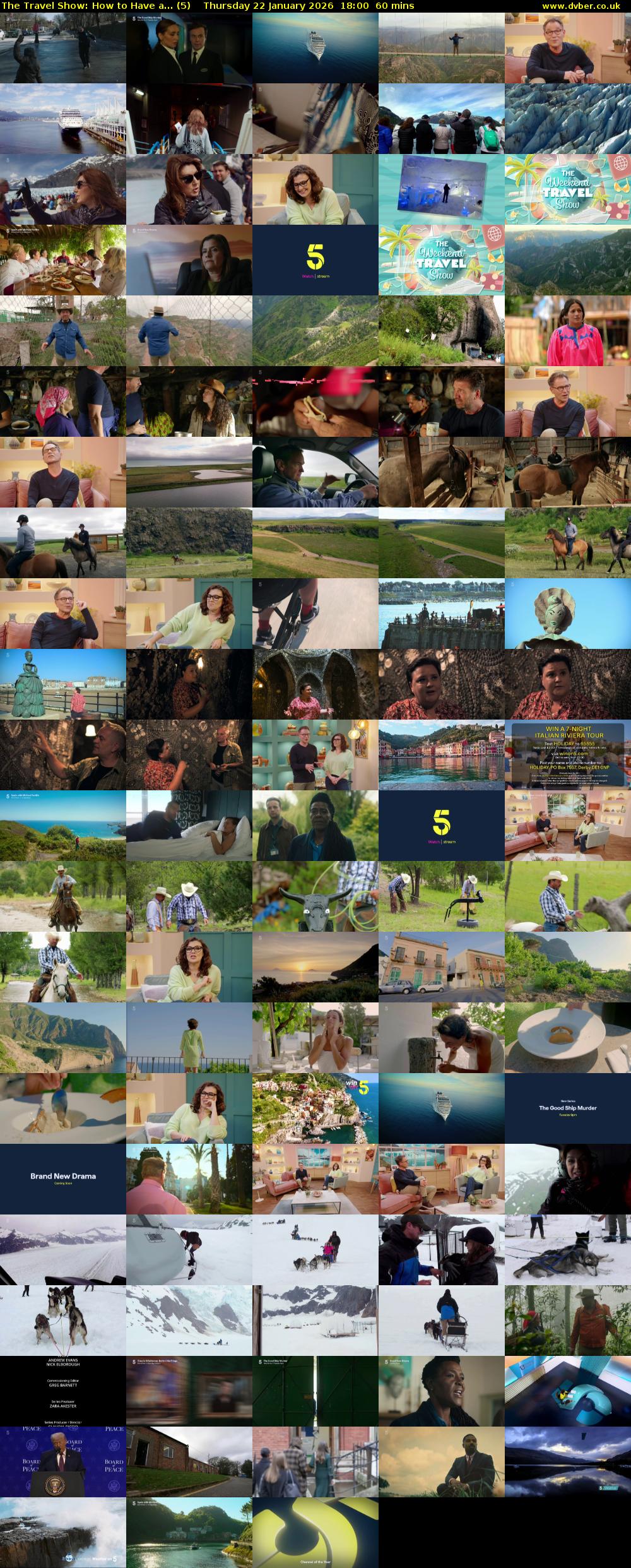 The Travel Show: How to Have a... (5) Thursday 22 January 2026 18:00 - 19:00