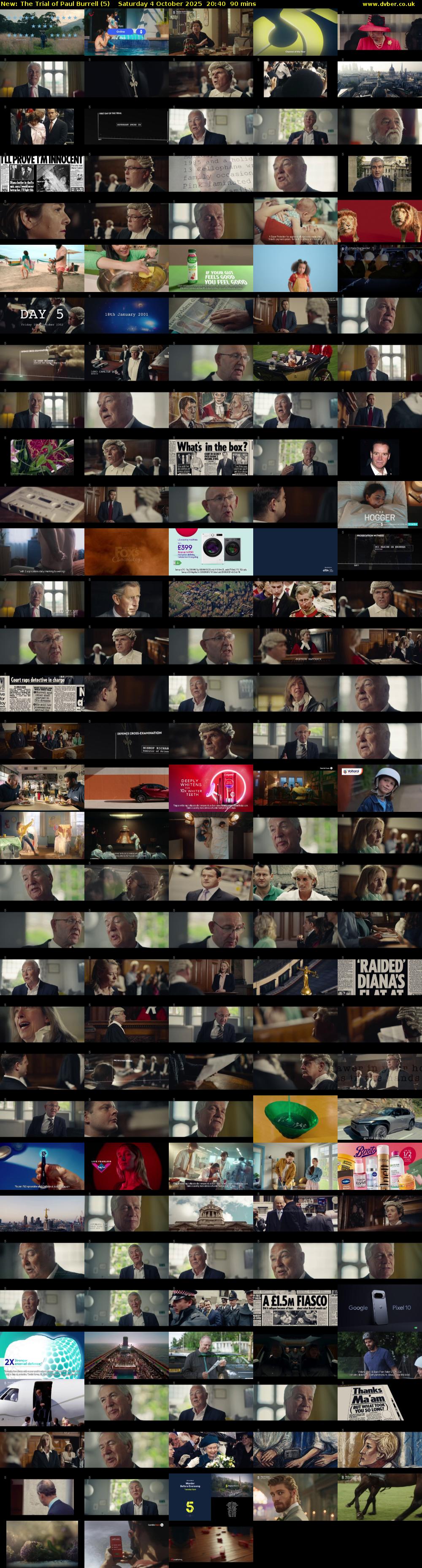 The Trial of Paul Burrell (5) Saturday 4 October 2025 20:40 - 22:10