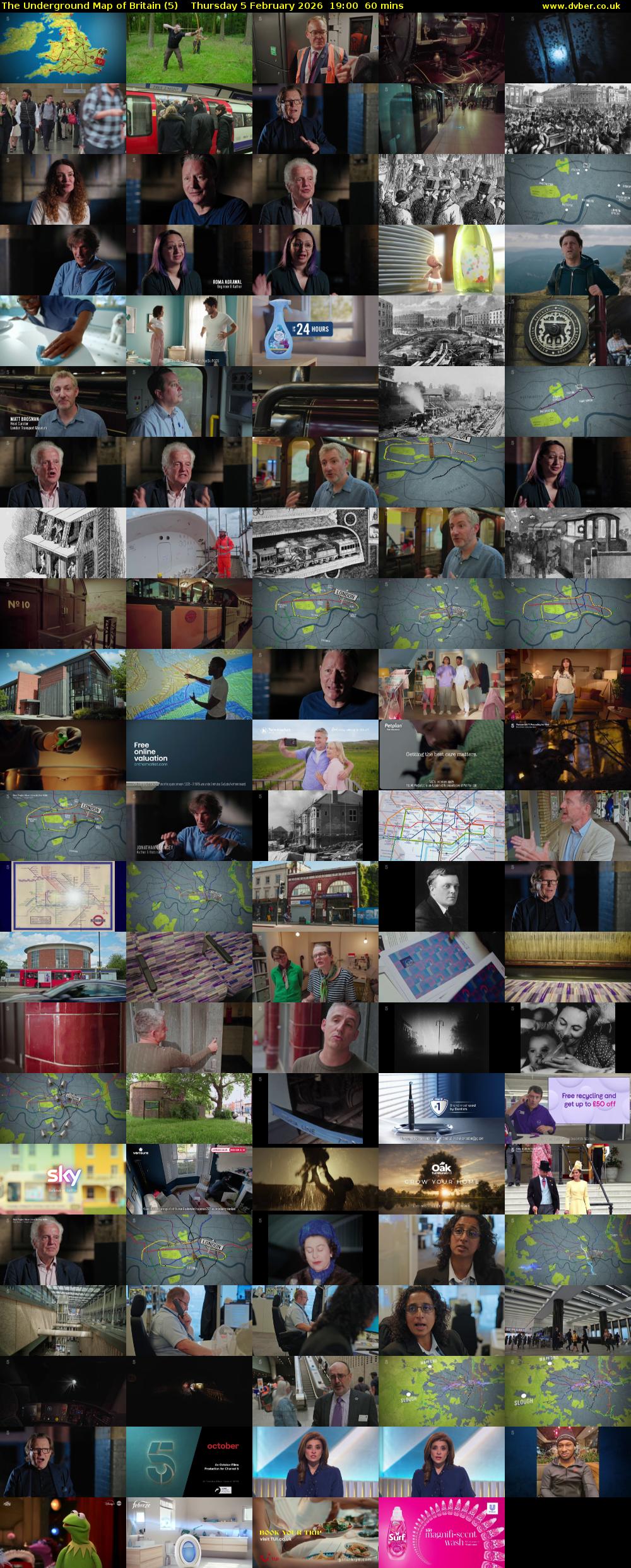 The Underground Map of Britain (5) Thursday 5 February 2026 19:00 - 20:00