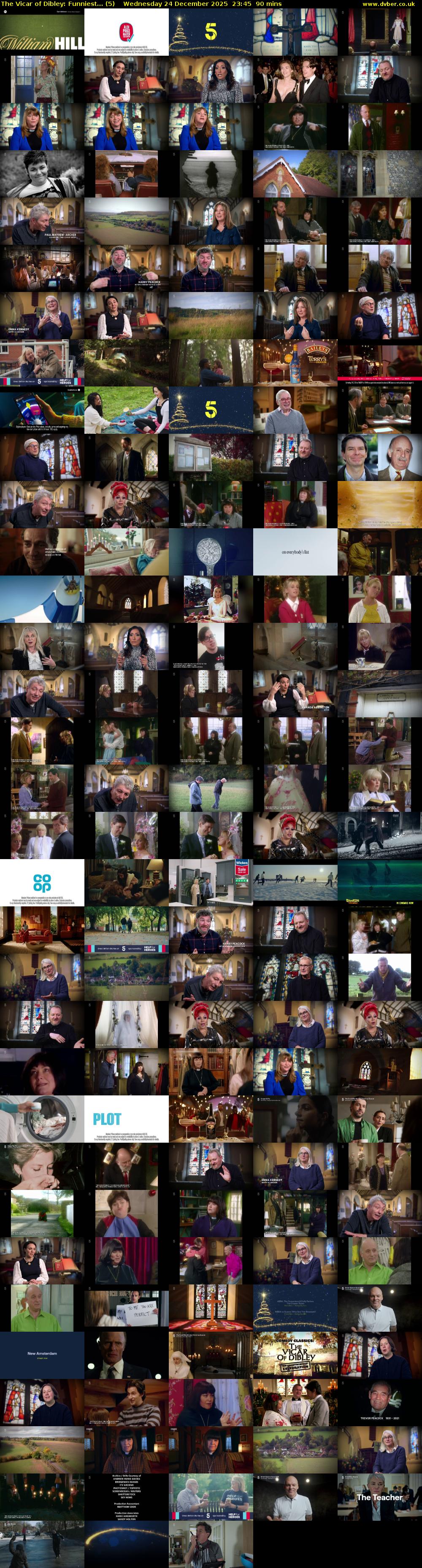 The Vicar of Dibley: Funniest... (5) Wednesday 24 December 2025 23:45 - 01:15