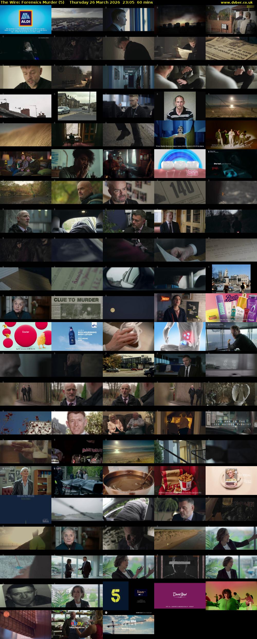 The Wire: Forensics Murder (5) Thursday 26 March 2026 23:05 - 00:05