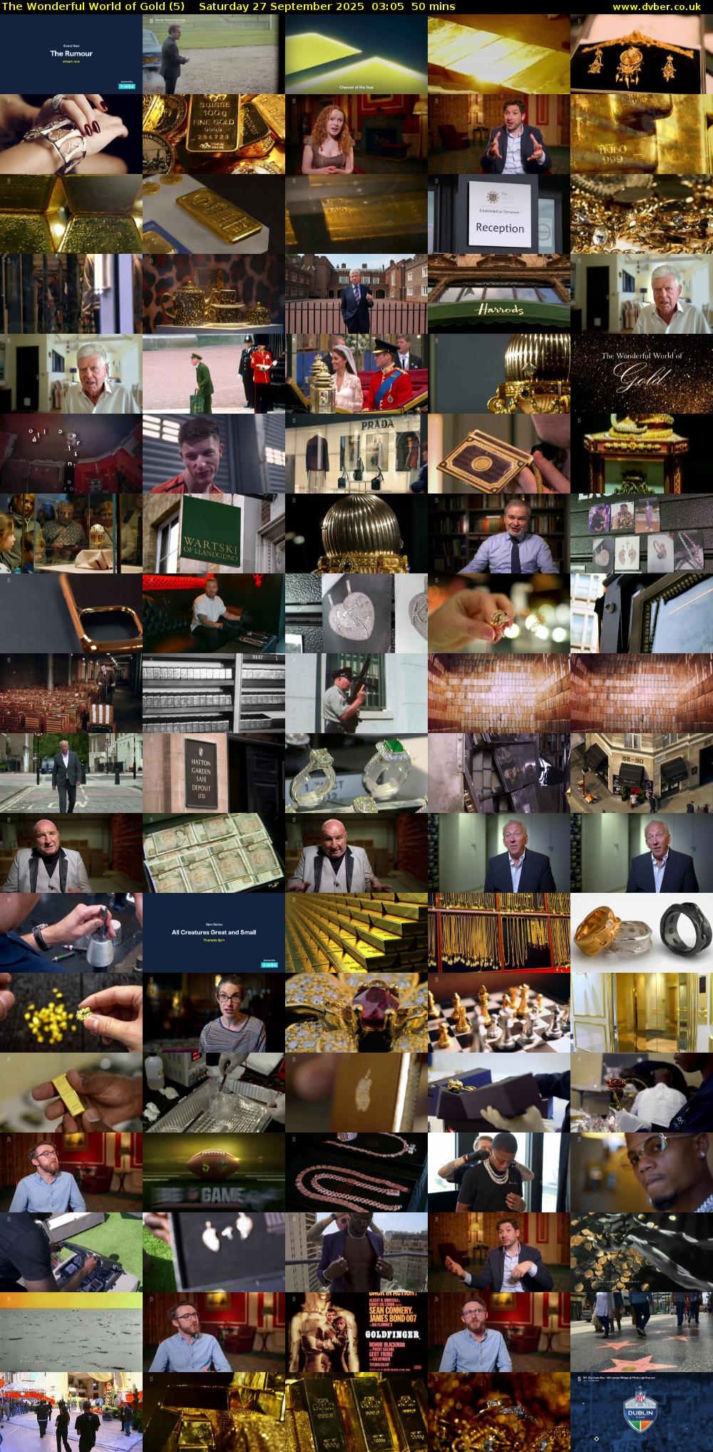 The Wonderful World of Gold (5) Saturday 27 September 2025 03:05 - 03:55