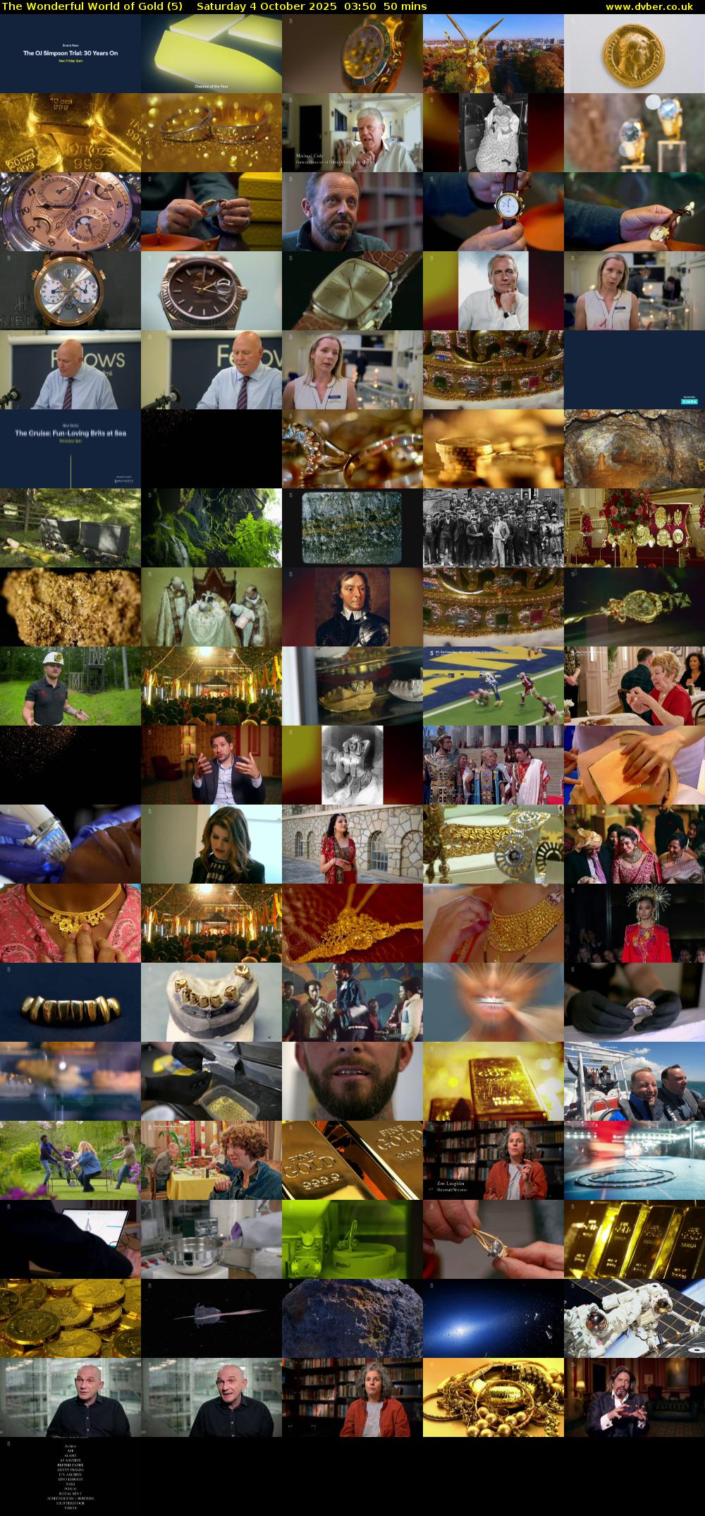 The Wonderful World of Gold (5) Saturday 4 October 2025 03:50 - 04:40