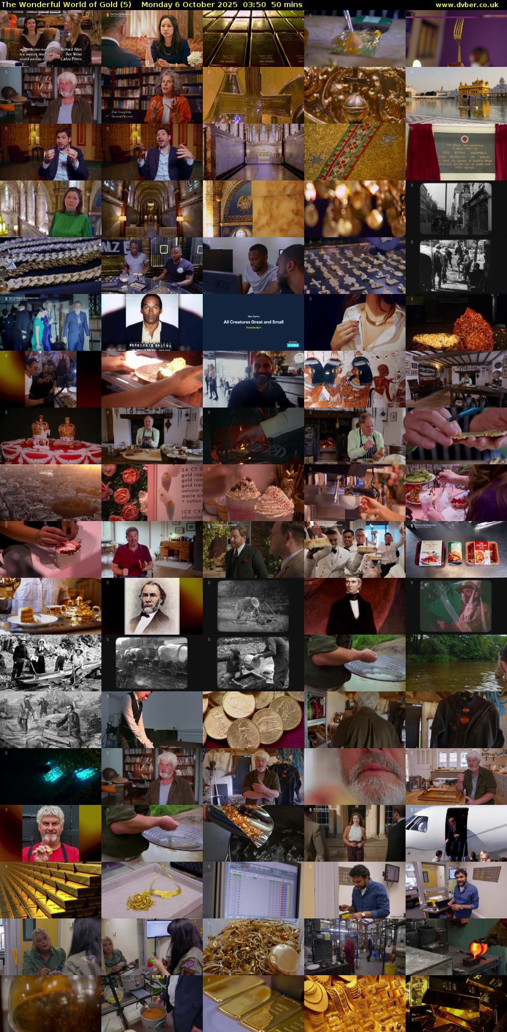 The Wonderful World of Gold (5) Monday 6 October 2025 03:50 - 04:40