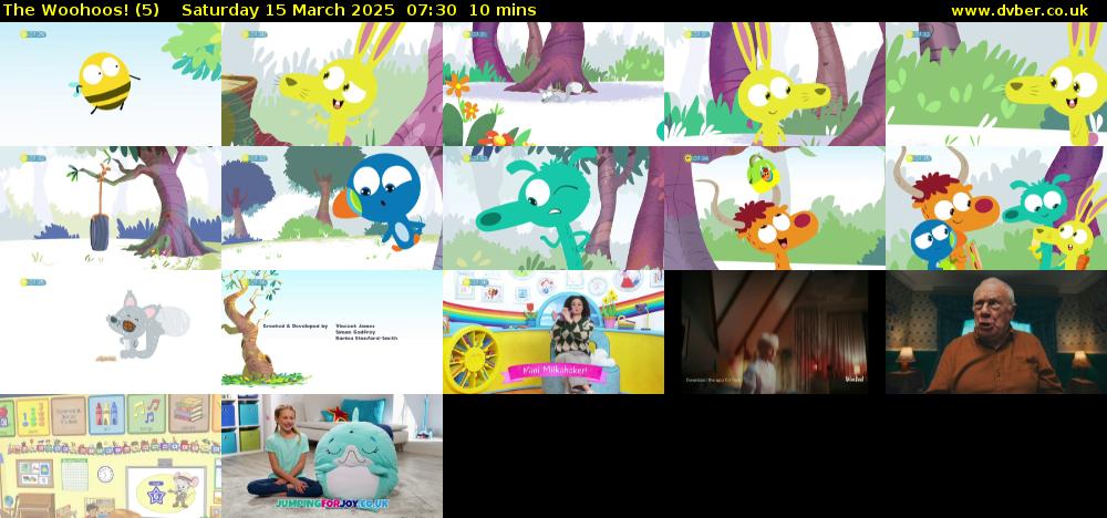 The Woohoos! (5) Saturday 15 March 2025 07:30 - 07:40