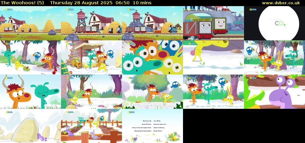 The Woohoos! (5) Thursday 28 August 2025 06:50 - 07:00